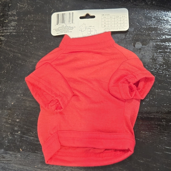 3/$20 Red All American Varsity Barker Dog Shirt - Picture 2 of 2